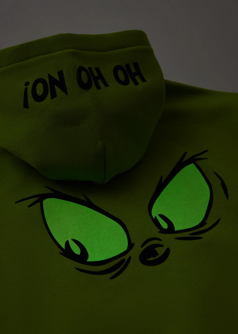 Boys Green Grinch Hoodie (1.5-13 Yrs) - 1-1.5 Yrs Image 2