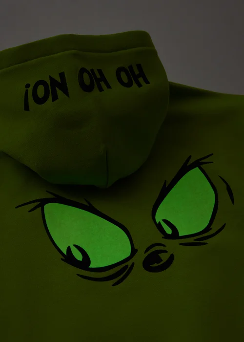 Boys Green Grinch Hoodie (1.5-13 Yrs) - 1-1.5 Yrs Image 2