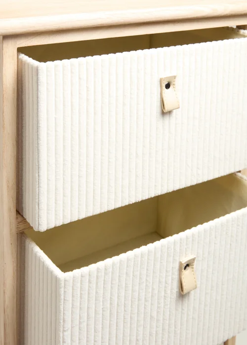 Cream Cord Drawers Image 2