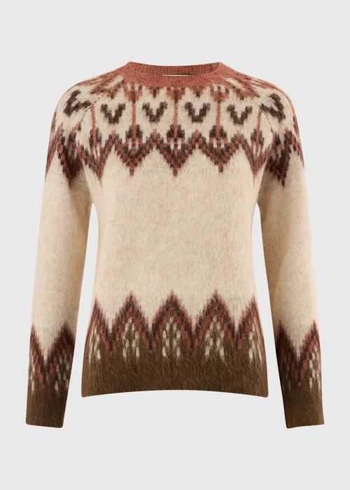 Ginger Fairisle Brushed Jumper - XS Image 5
