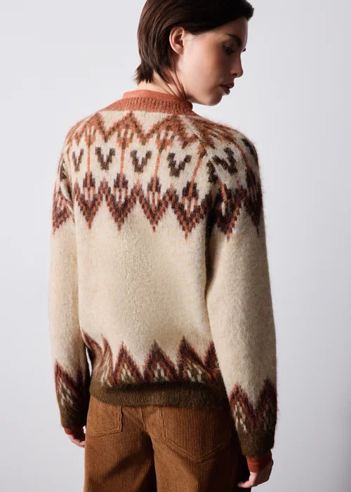 Ginger Fairisle Brushed Jumper - XS Image 3