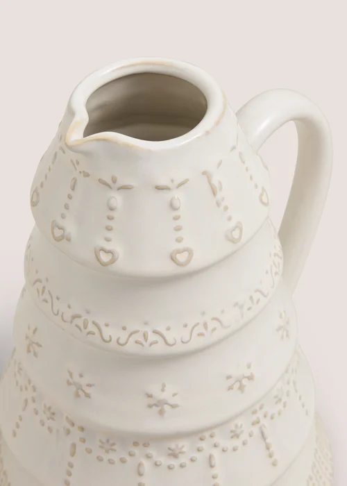 Cream Tree Jug Image 2