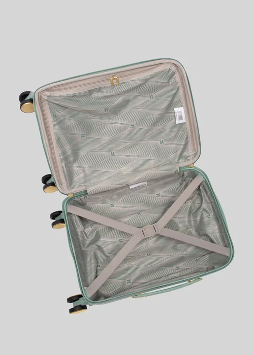IT Luggage Green Crossbeam Hard Suitcase - Cabin Image 6