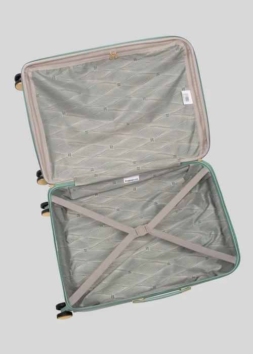 IT Luggage Green Crossbeam Hard Suitcase - Cabin Image 7