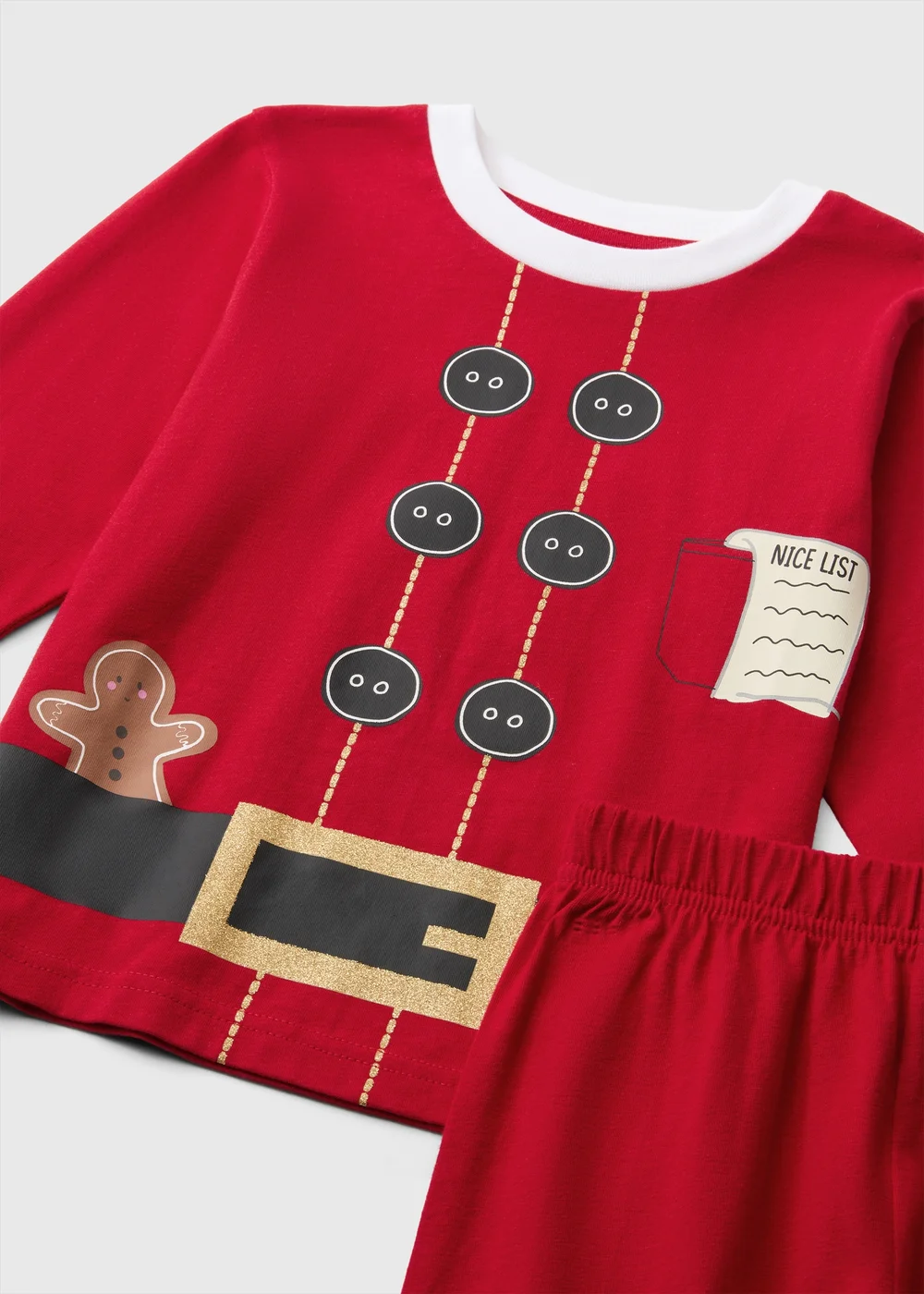 Kids Red Santa Dress Up Christmas Pyjamas (1-7yrs) - 1-1.5 Yrs Image 2