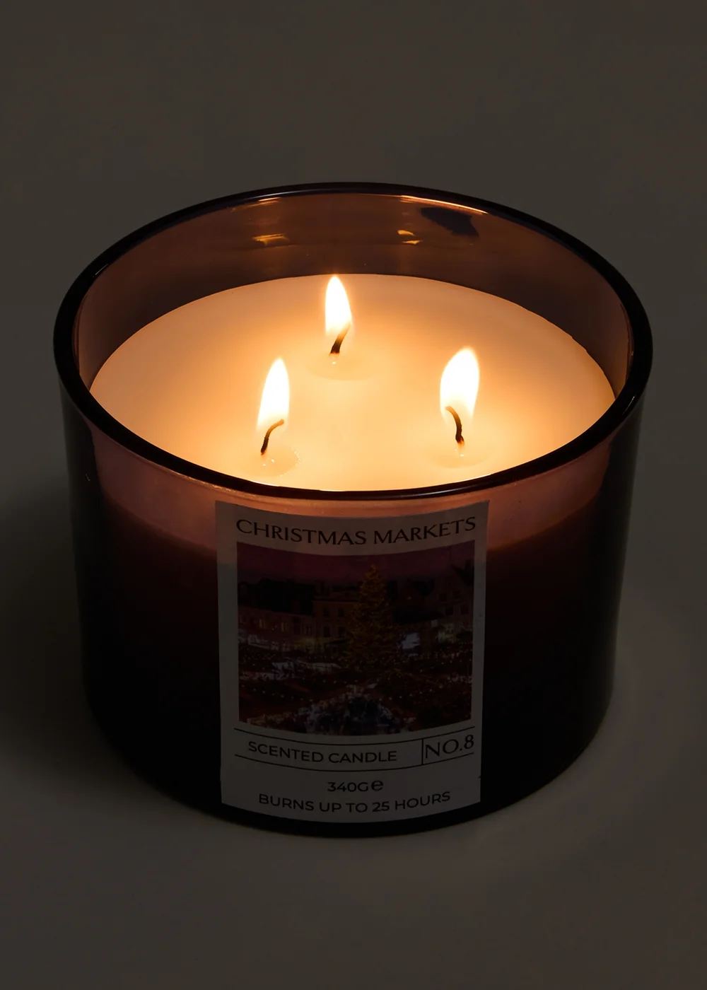 Navy Christmas Markets 3 Wick Candle Image 2