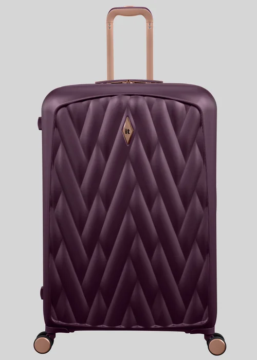 IT Luggage Burgundy Crossbeam Hard Suitcase - Cabin Image 3