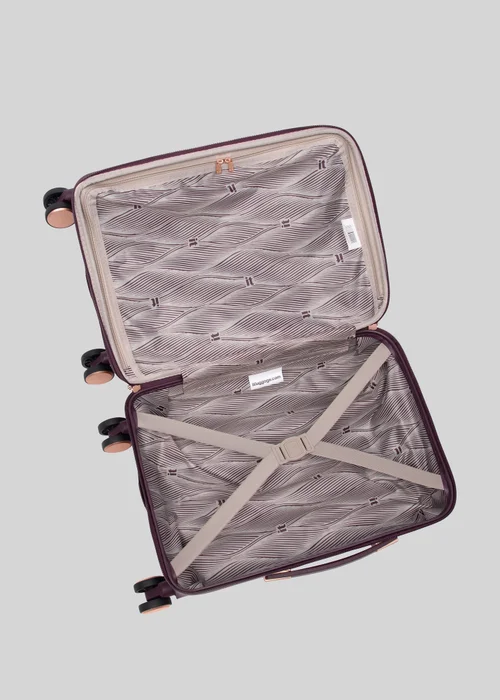 IT Luggage Burgundy Crossbeam Hard Suitcase - Cabin Image 6