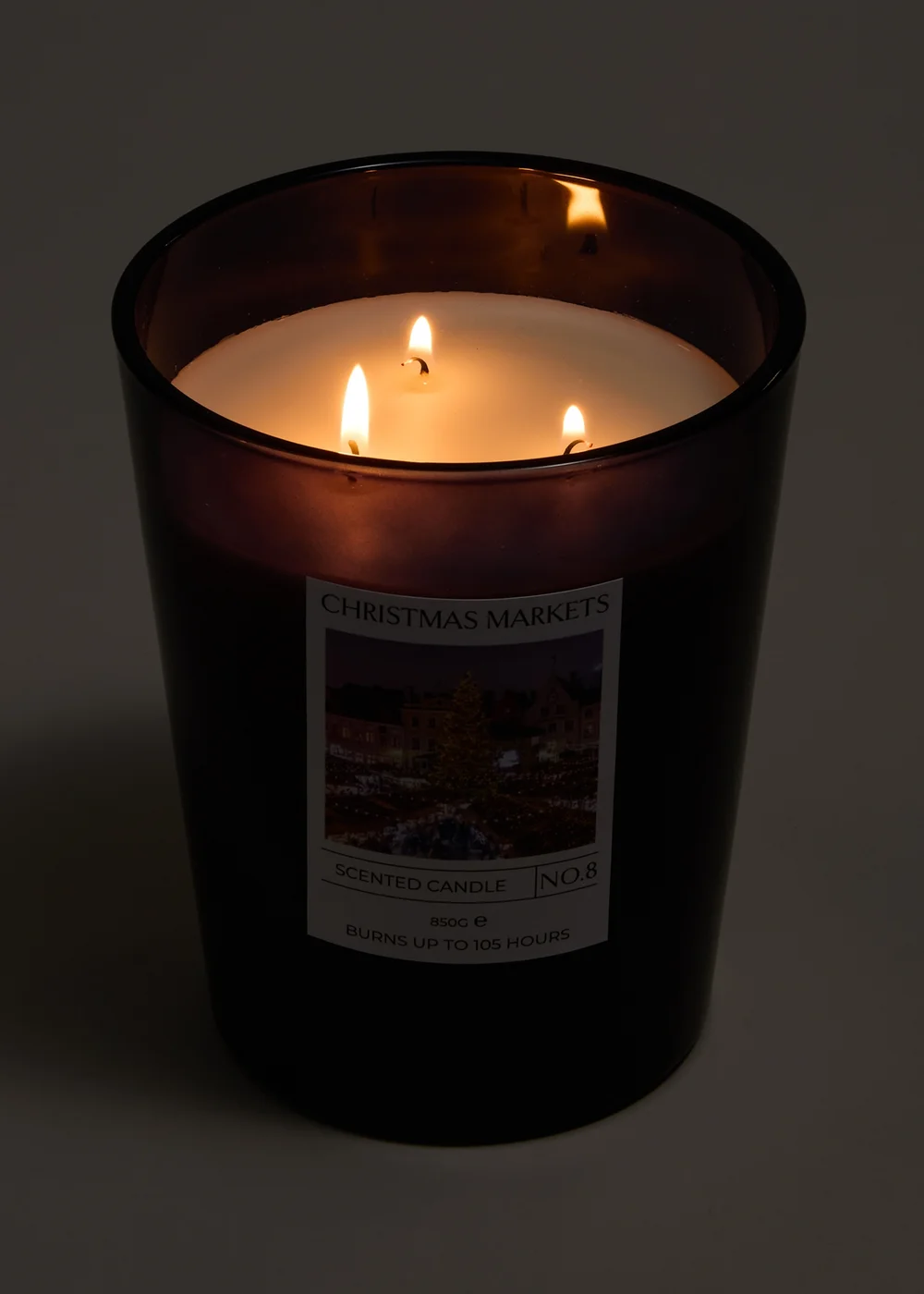 Navy Christmas Markets Large Candle Image 2