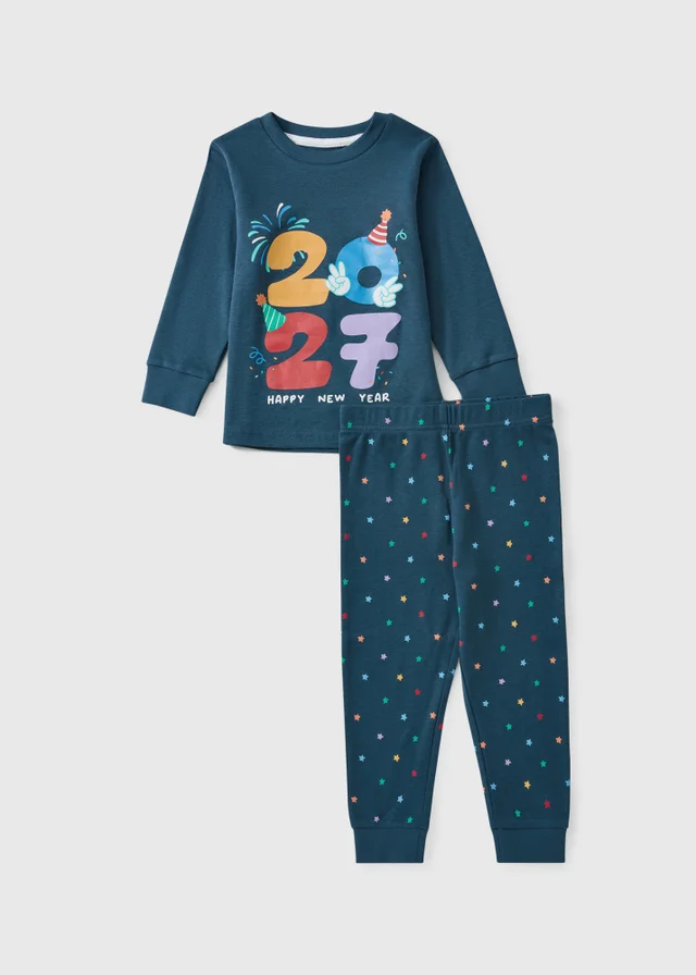 Boys Blue New Year 2027 Pyjama Set (1-7yrs)