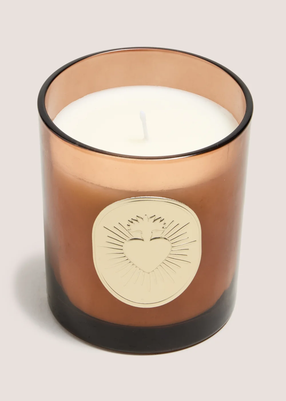 Amber Heart Small Candle Image 1