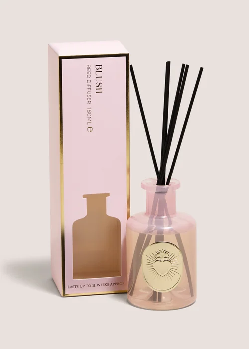 Pink Heart 180ml Fragrance Diffuser Image 1