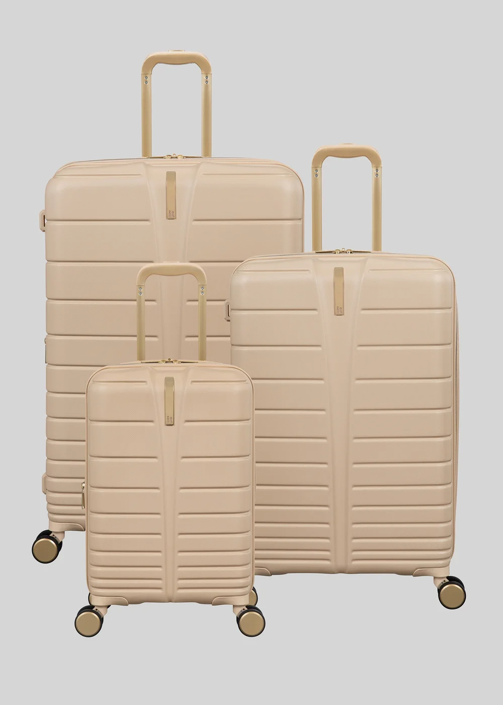 IT Luggage Sand Natural Hard Suitcase - Cabin Image 6