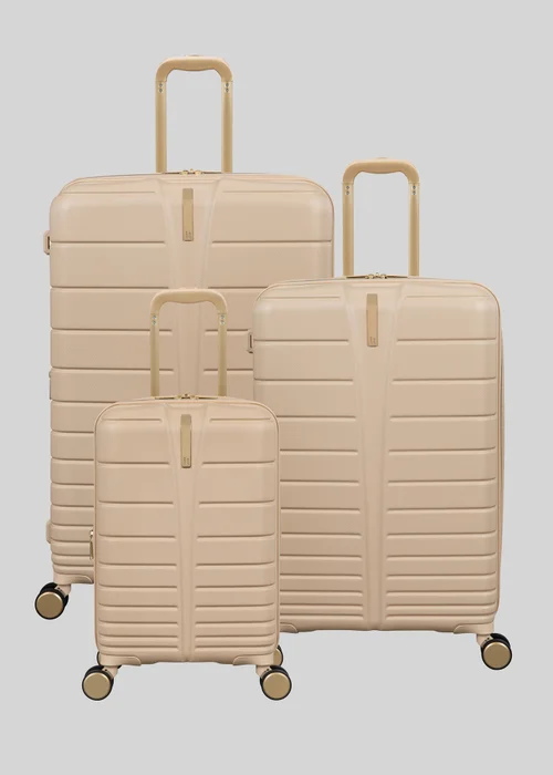 IT Luggage Sand Natural Hard Suitcase - Cabin Image 6