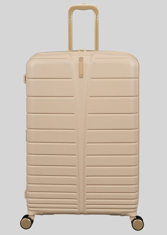 IT Luggage Sand Natural Hard Suitcase