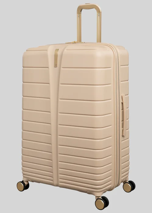 IT Luggage Sand Natural Hard Suitcase - Cabin Image 4