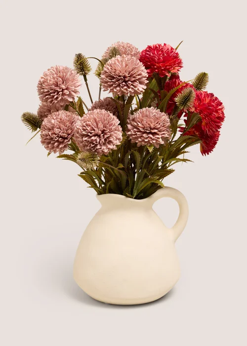 Cream Jug & Flowers Image 1