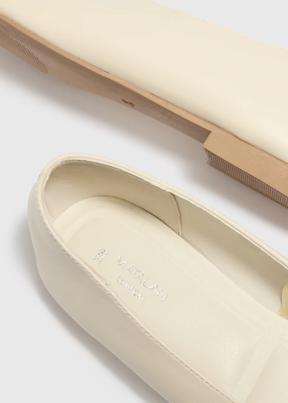 Cream Ballet Flats - 3 Image 3