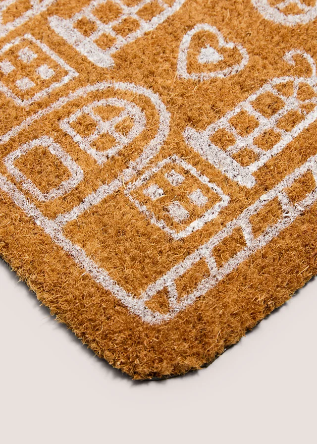 Gingerbread House Door Mat