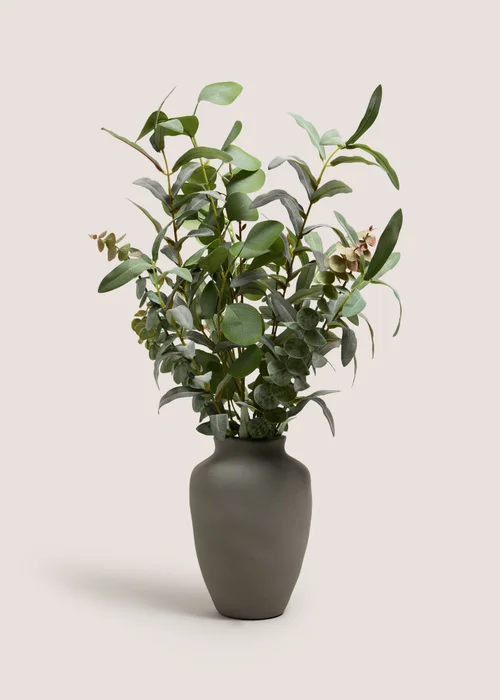 Dark Greenery & Black Pot Image 1