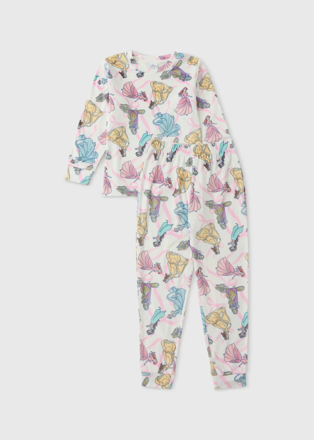 Girls’ Disney Princess Pyjama Set (7-13yrs) - 7 Yrs Image 1