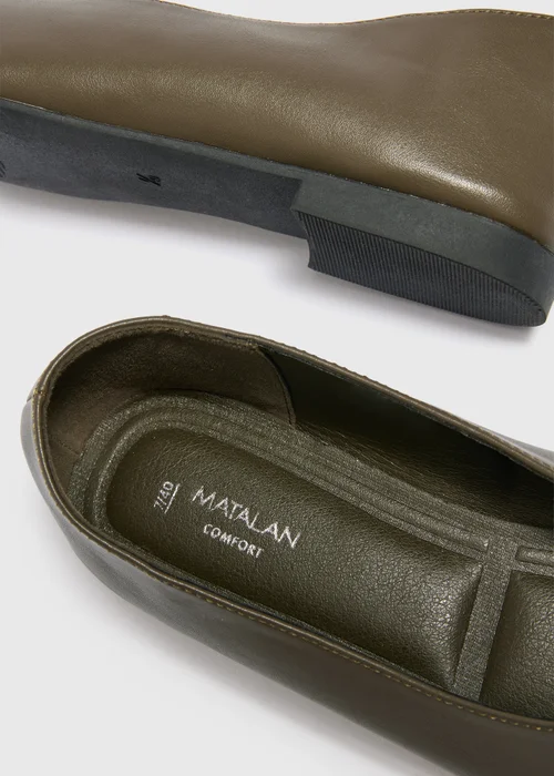 Khaki Ballet Flats - 7 Image 2