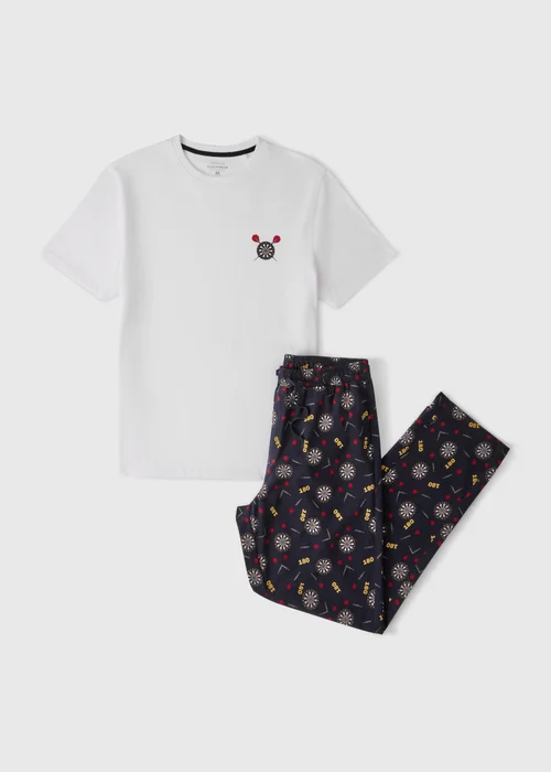 Darts White Pyjama Set - XS Image 4