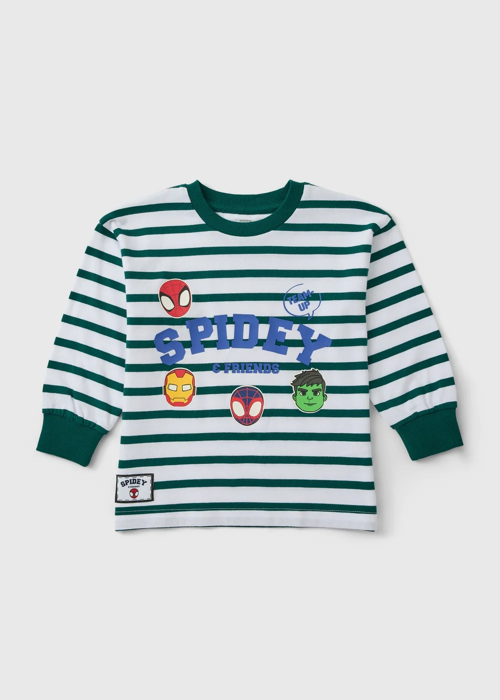 Boys Green Spidey T-Shirt (1-7 yrs) - 1-1.5 Yrs Image 1