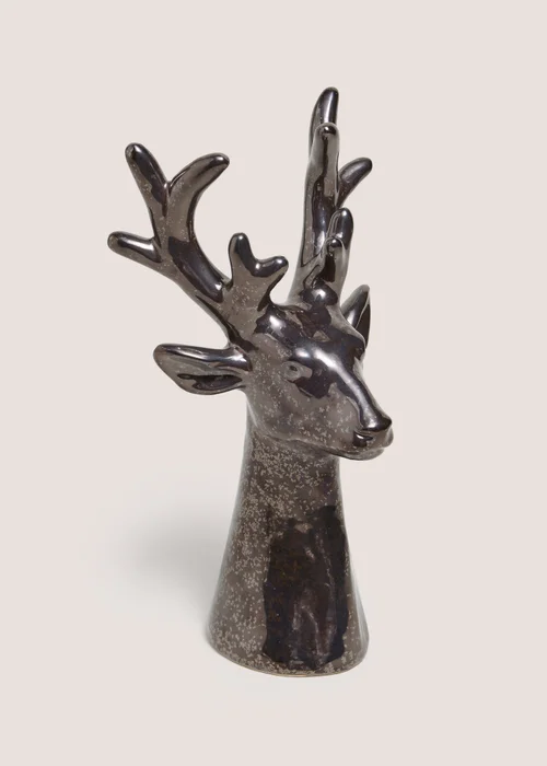 Chocolate Chrome Stag Ornament Image 1