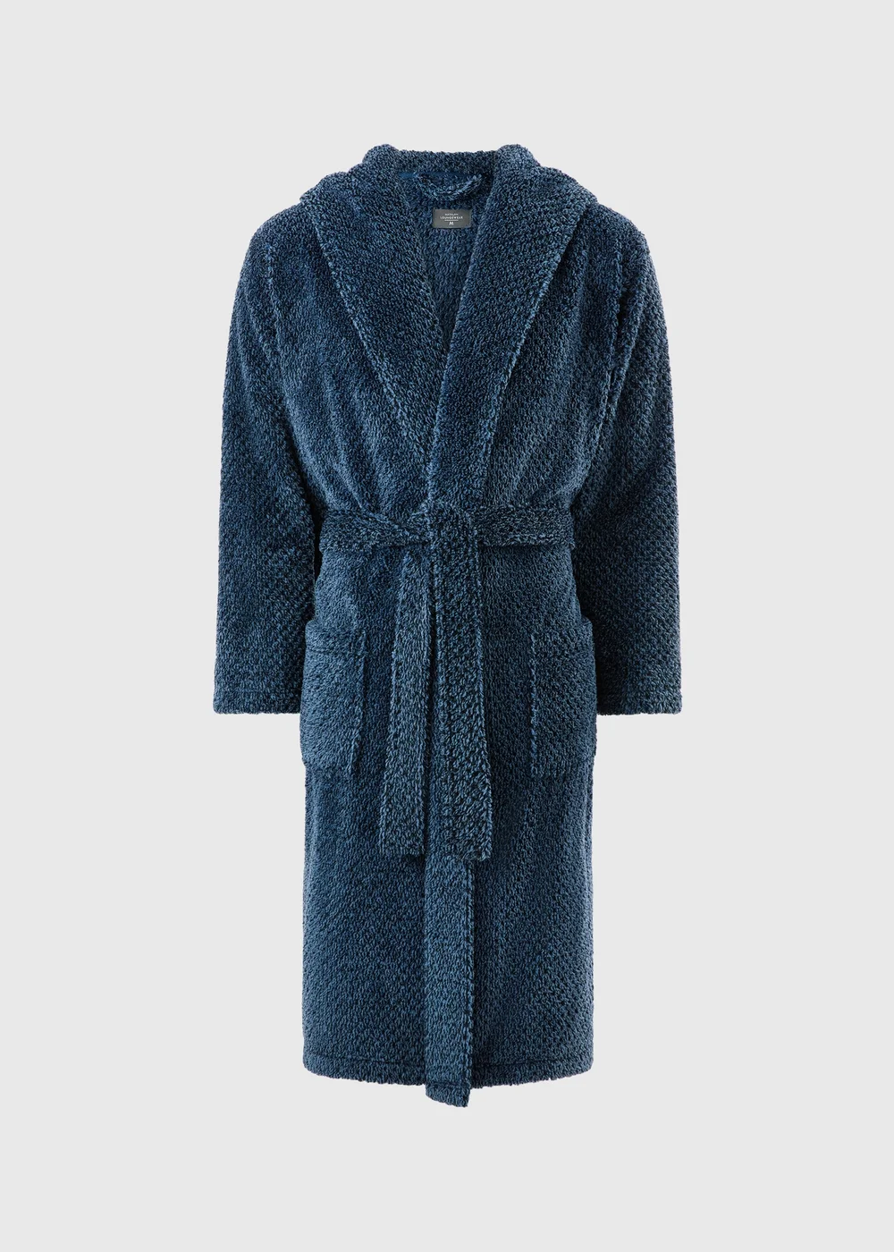 Blue Salt & Pepper Dressing Gown - XS Image 1