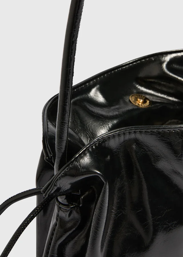 Black Cross Body Pouch Bag