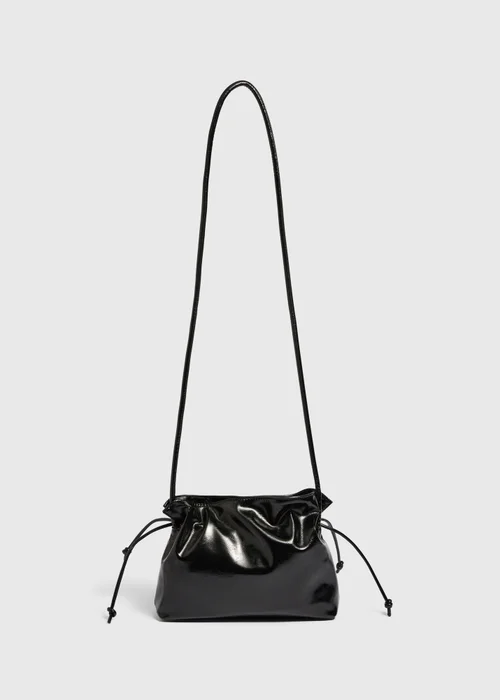 Black Cross Body Pouch Bag - One Size Image 1