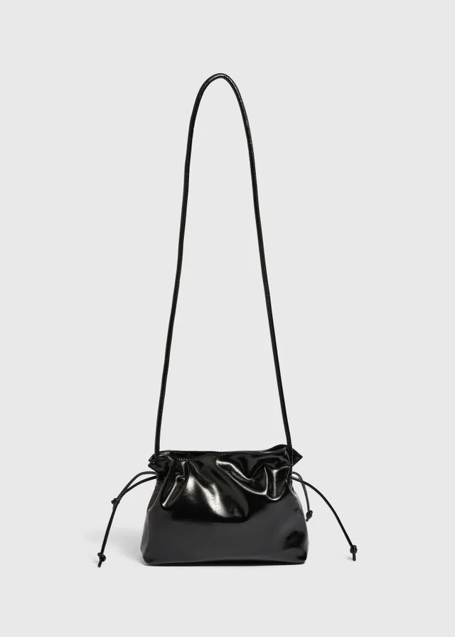 Black Cross Body Pouch Bag