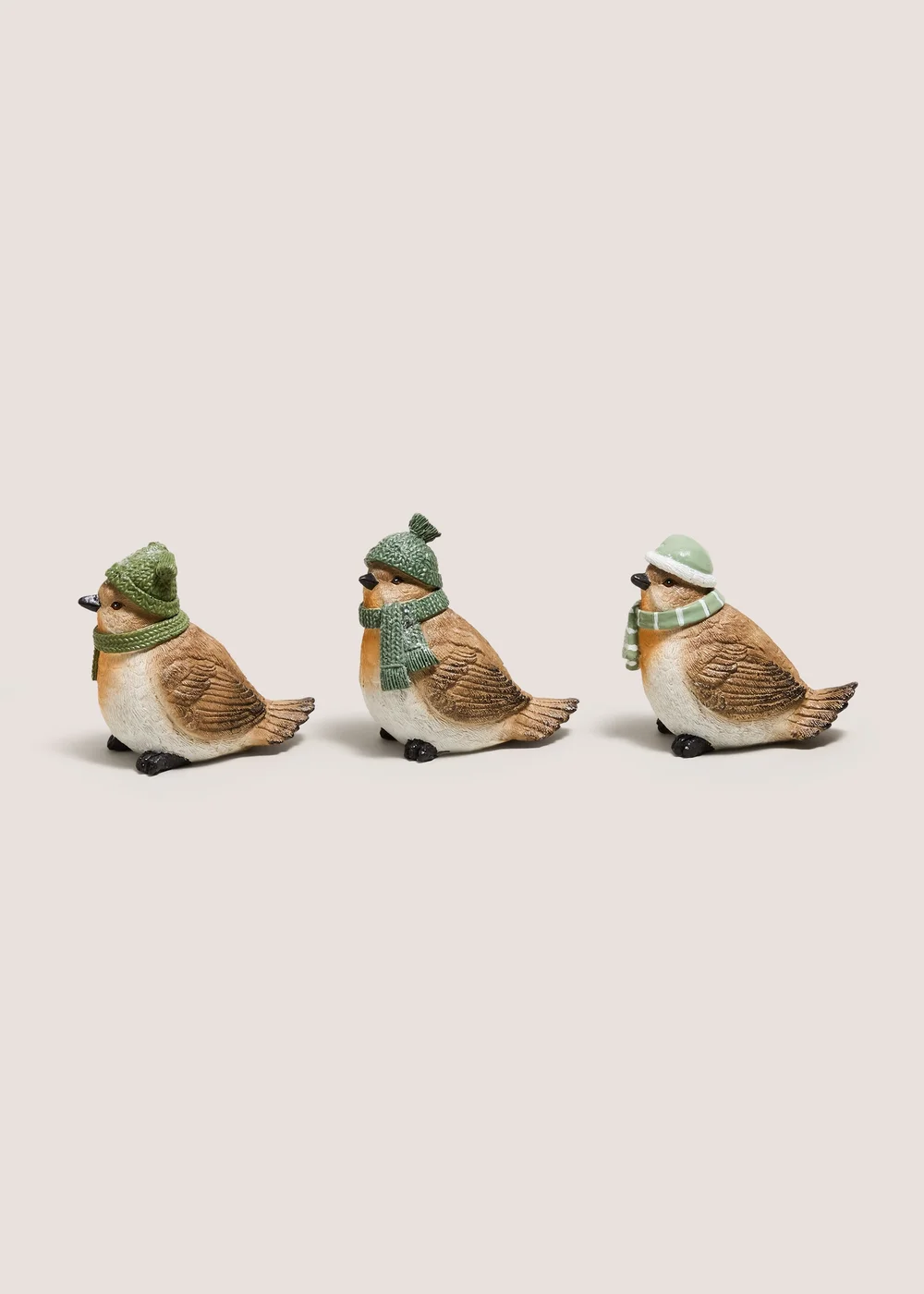 3 Piece Green Robin Decorations Image 1