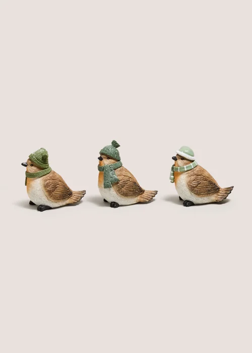 3 Piece Green Robin Decorations Image 1