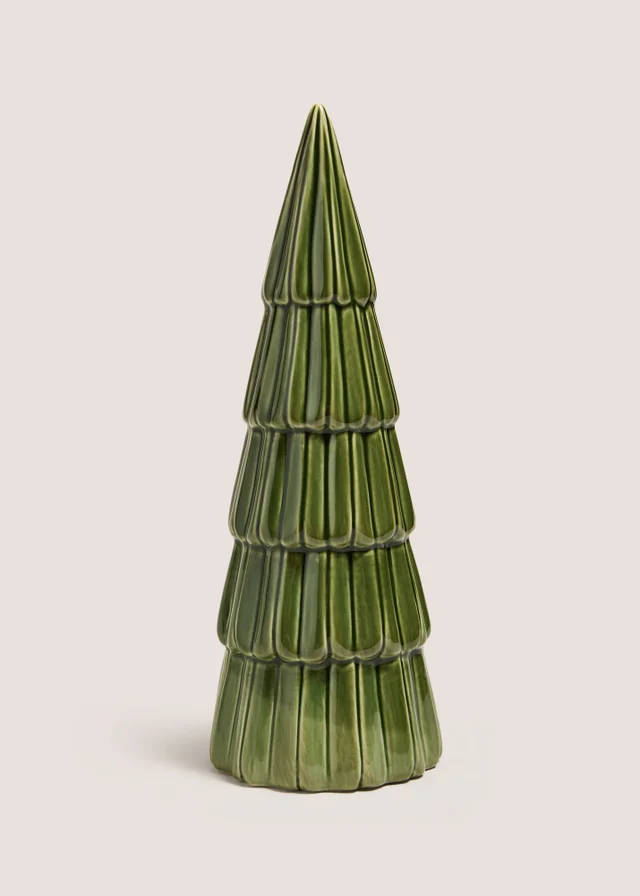 Green Ceramic Christmas Tree Decoration