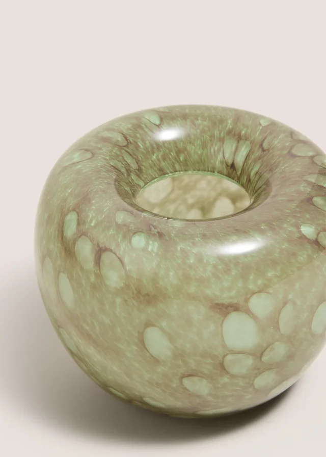 Medium Green Confetti Vase