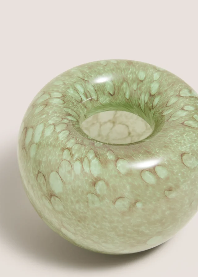 Large Green Confetti Vase