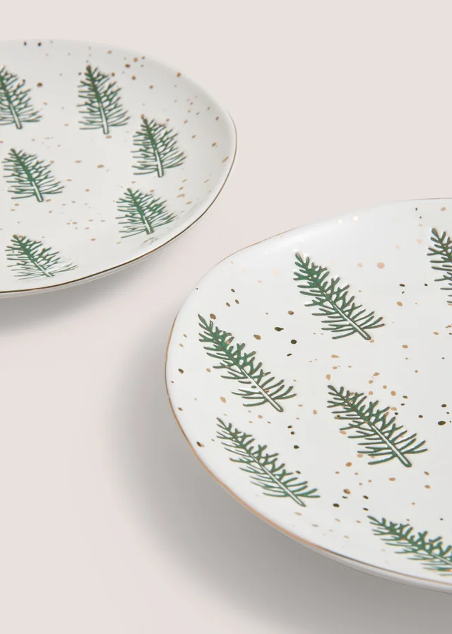 2 Pack Tree Side Plates