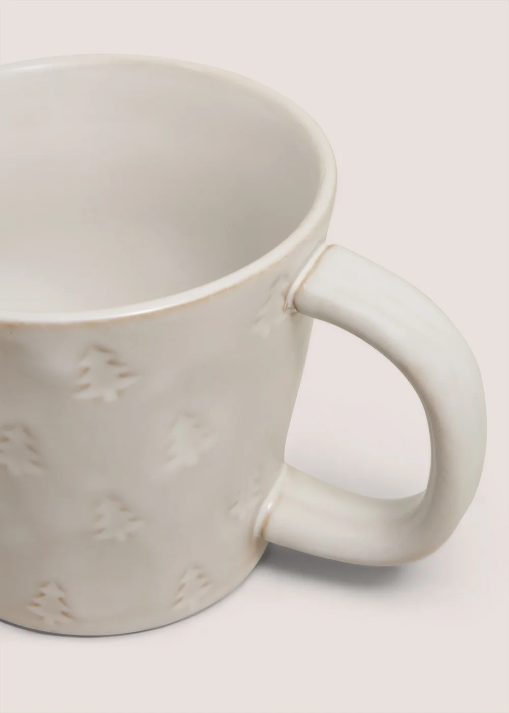 Cream Christmas Tree Mug Image 2