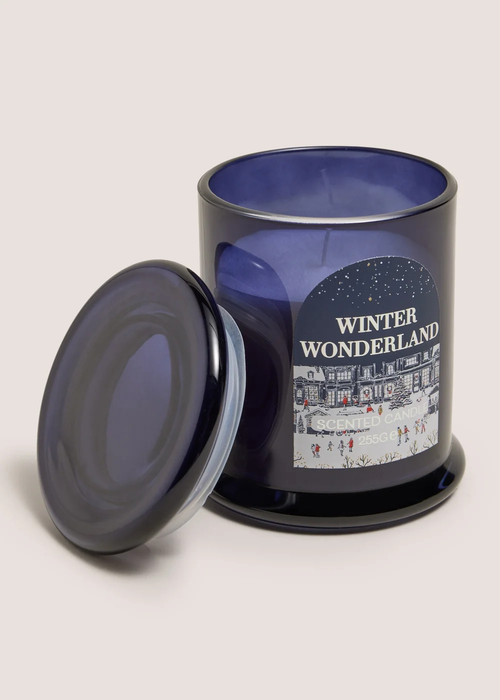 Navy Winter Wonderland Small Candle Image 1