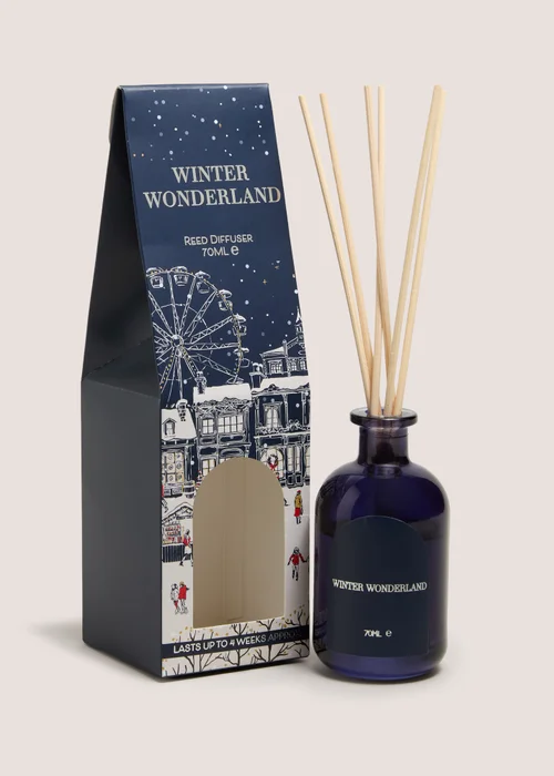 Navy Winter Wonderland Scented 70ml Diffuser Image 1
