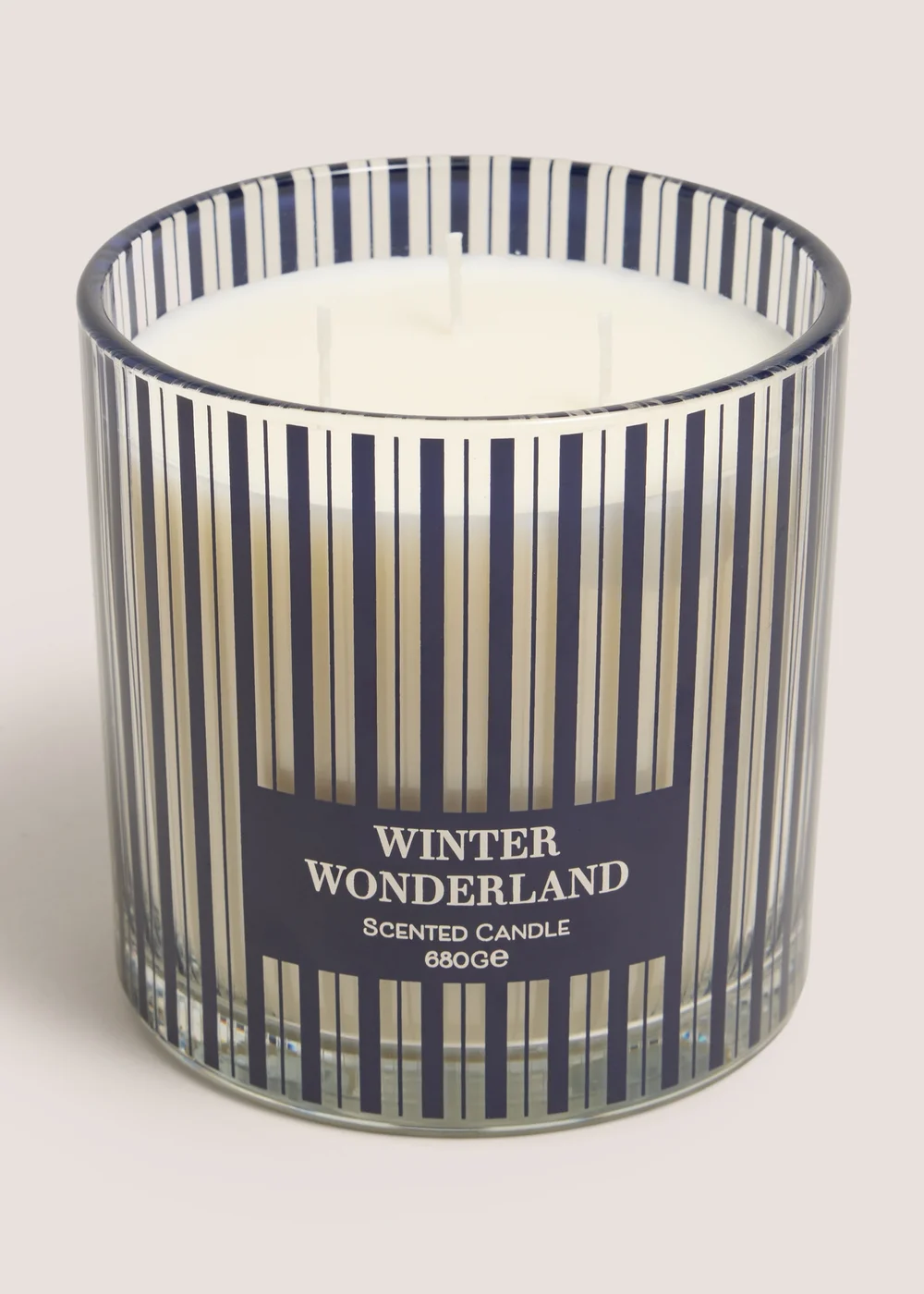 Navy Large Winter Wonderland Candle Image 1