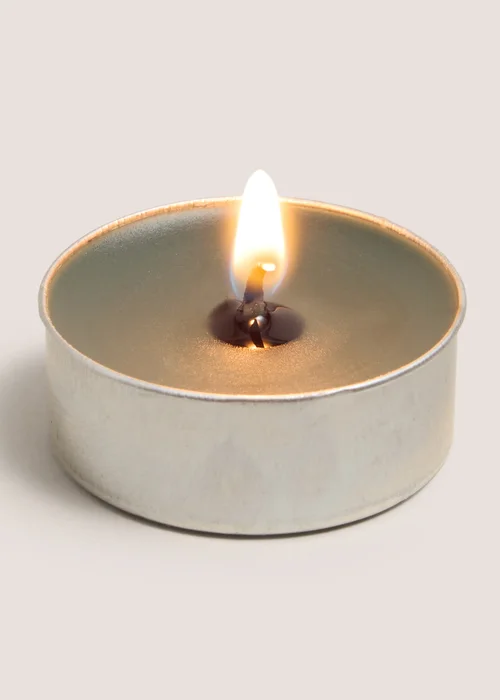 24 Pack Green Morning Frost Tea Lights Image 2