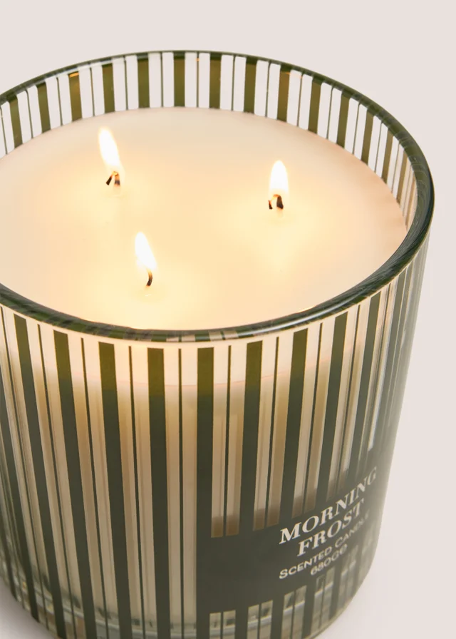 Green Large Christmas Candle