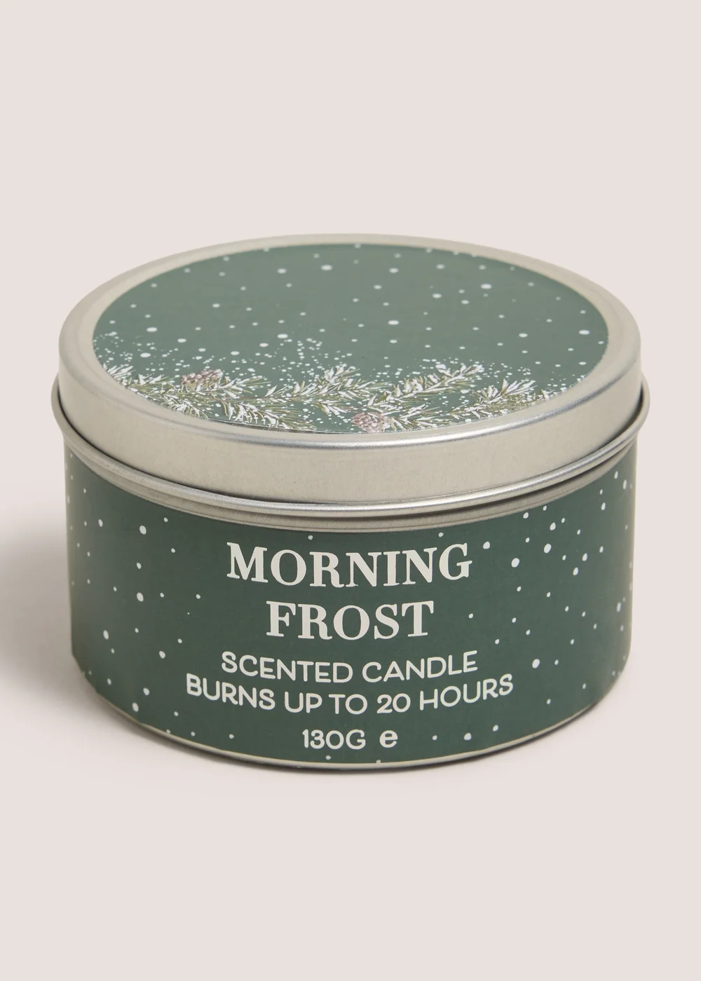 Green Morning Frost Scented Tin Candle Image 1