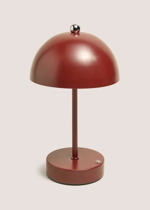 Burgundy Table Lamp Image 1