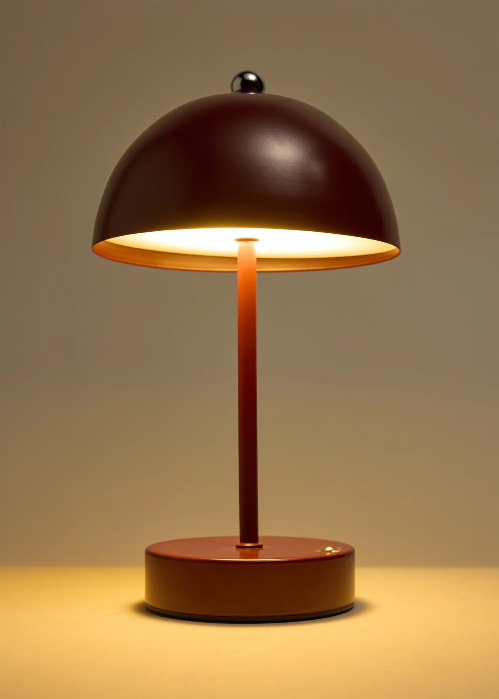 Burgundy Table Lamp Image 2