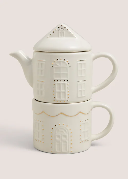 House Mug & Teapot Set Image 1