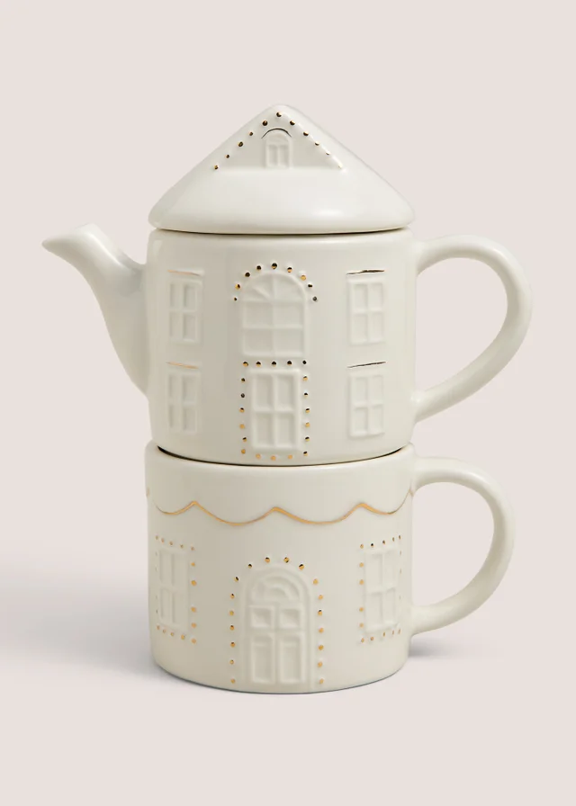 House Mug & Teapot Set